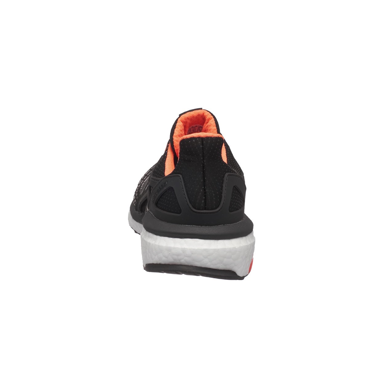 energy boost mens running shoes black orange