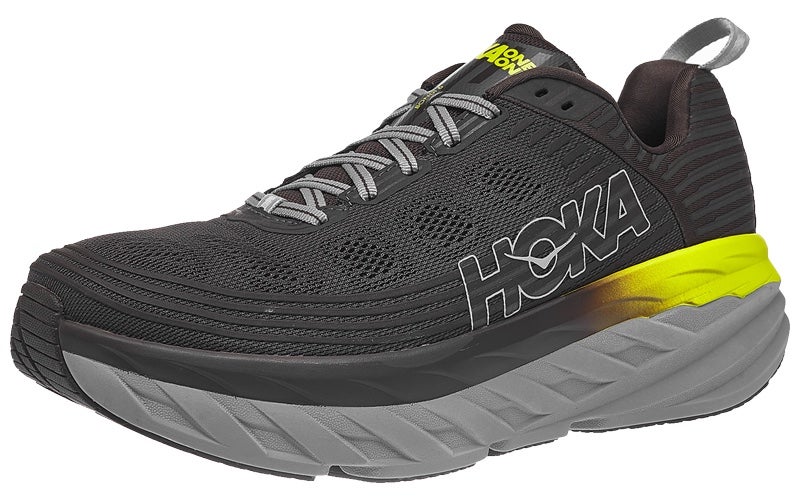 mens hoka bondi 6 black