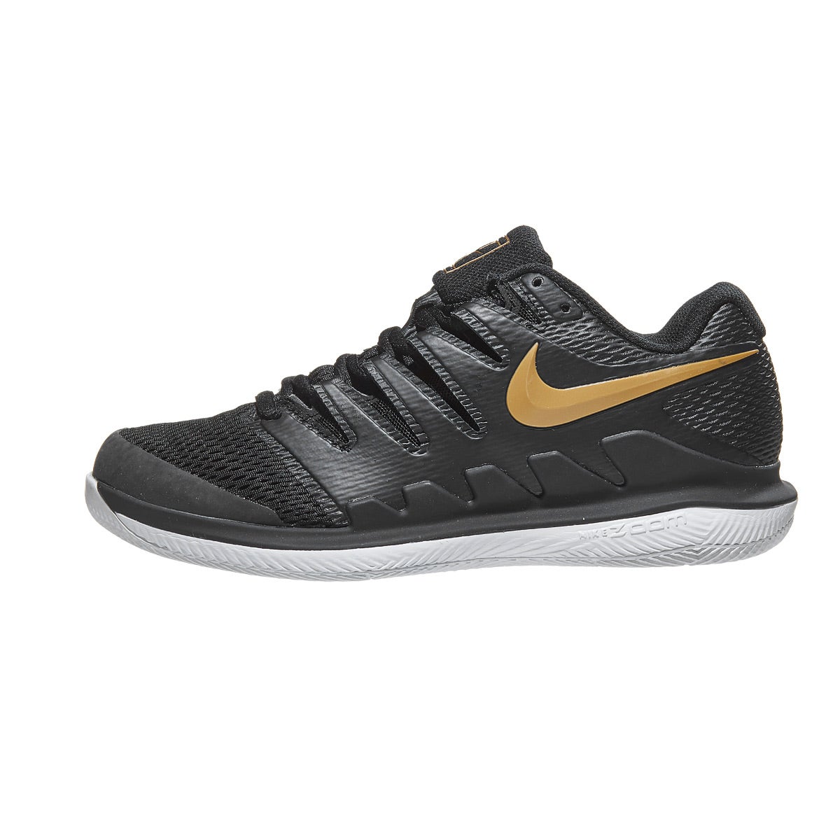nike zoom air black and gold