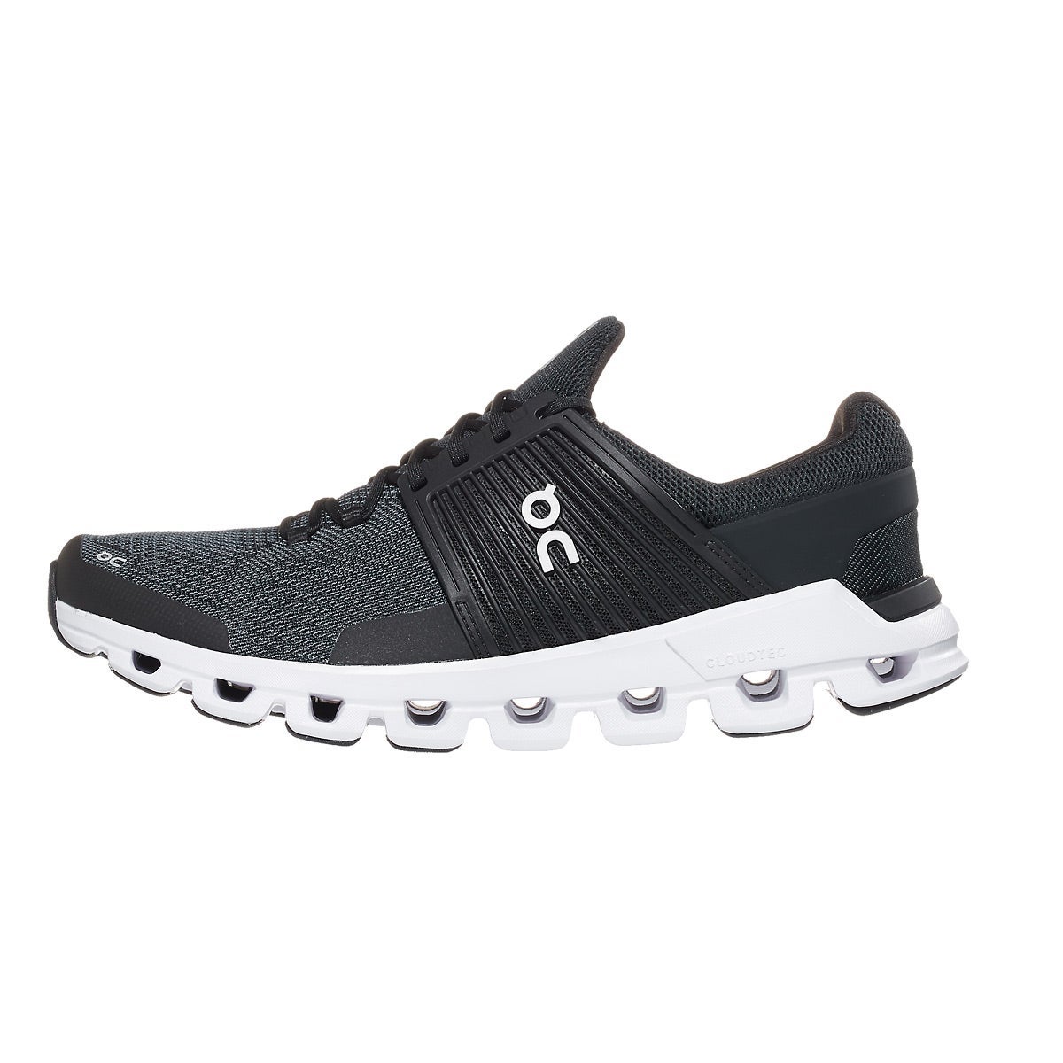 ON Cloudswift Men's Shoes Black/Rock 360° View | Running Warehouse Europe