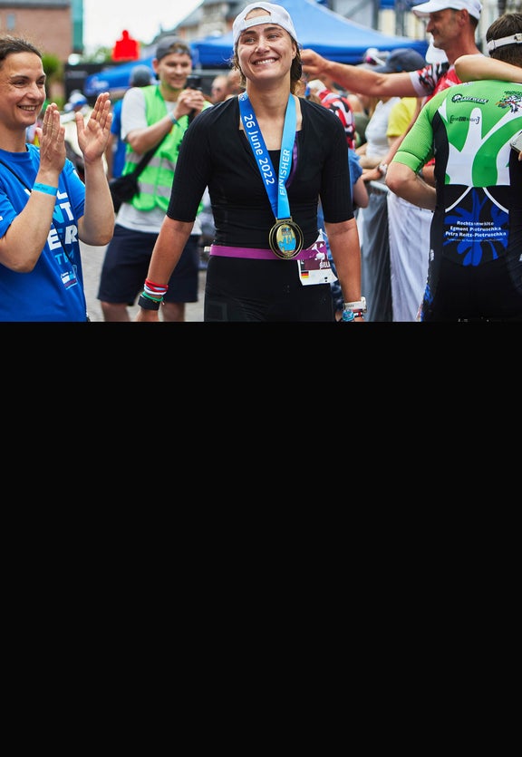 Giulia finish first pic