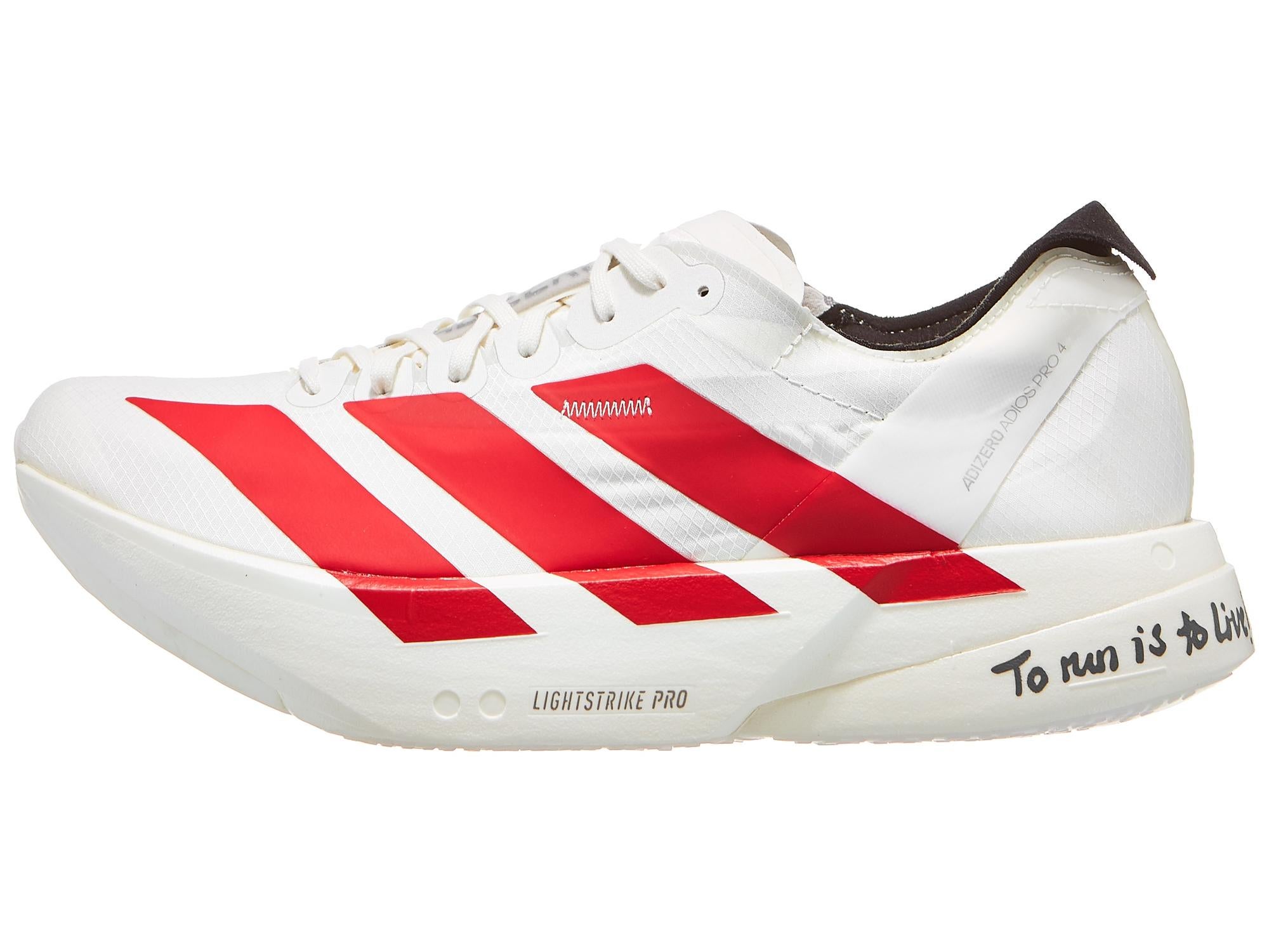 adidas Adizero Adios Pro 4 Men's Shoes White/Red/Black