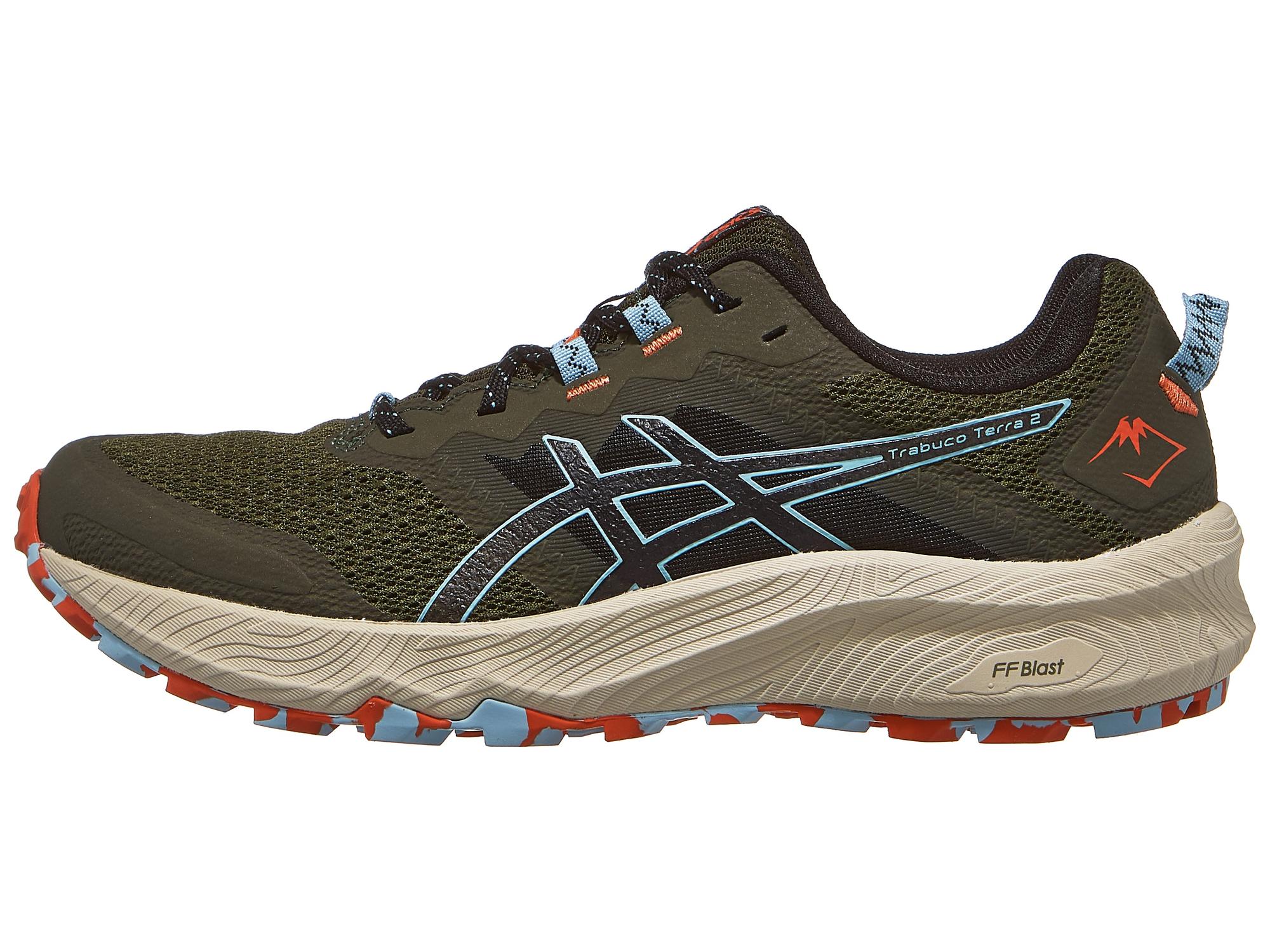 ASICS Gel Trabuco Terra 2 Herren Laufschuh Smog Grün/Blau