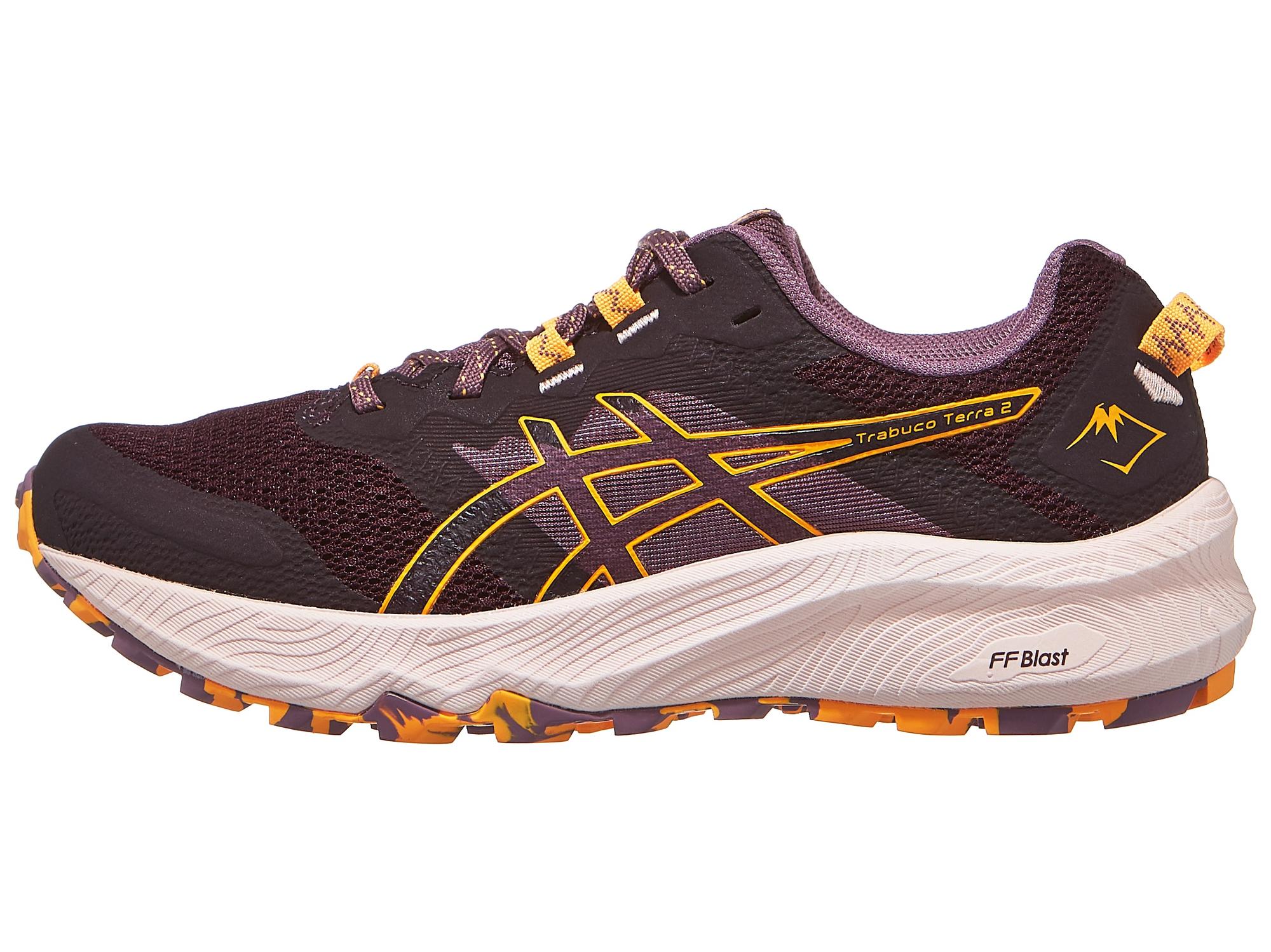 Chaussures Femme ASICS Gel Trabuco Terra 2 Aubergin/Orange