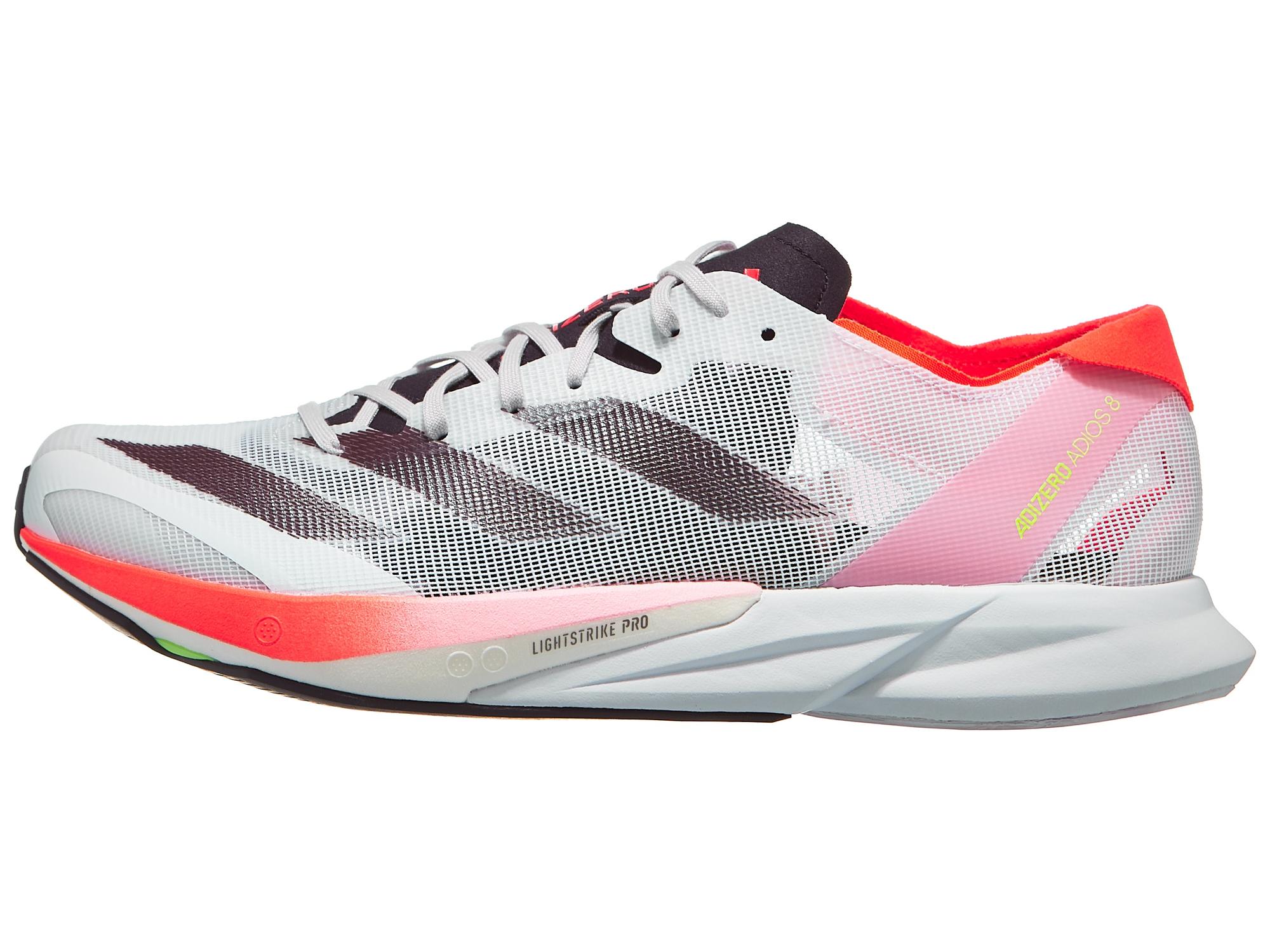 Chaussures Homme adidas Adizero Adios 8 Blanc/Solar red