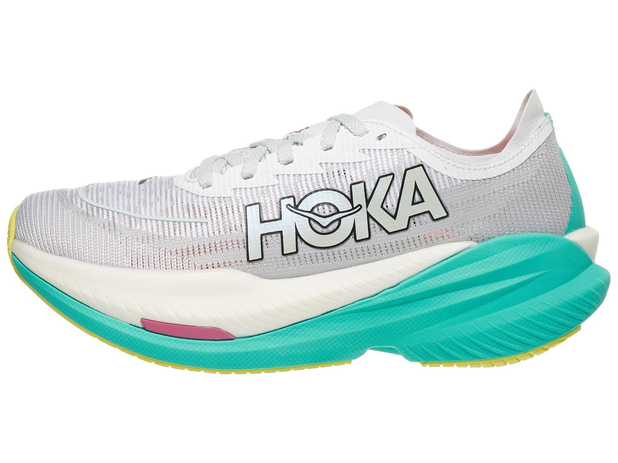 HOKA Mach X 2 Damen Laufschuh Frost/Electric Aqua