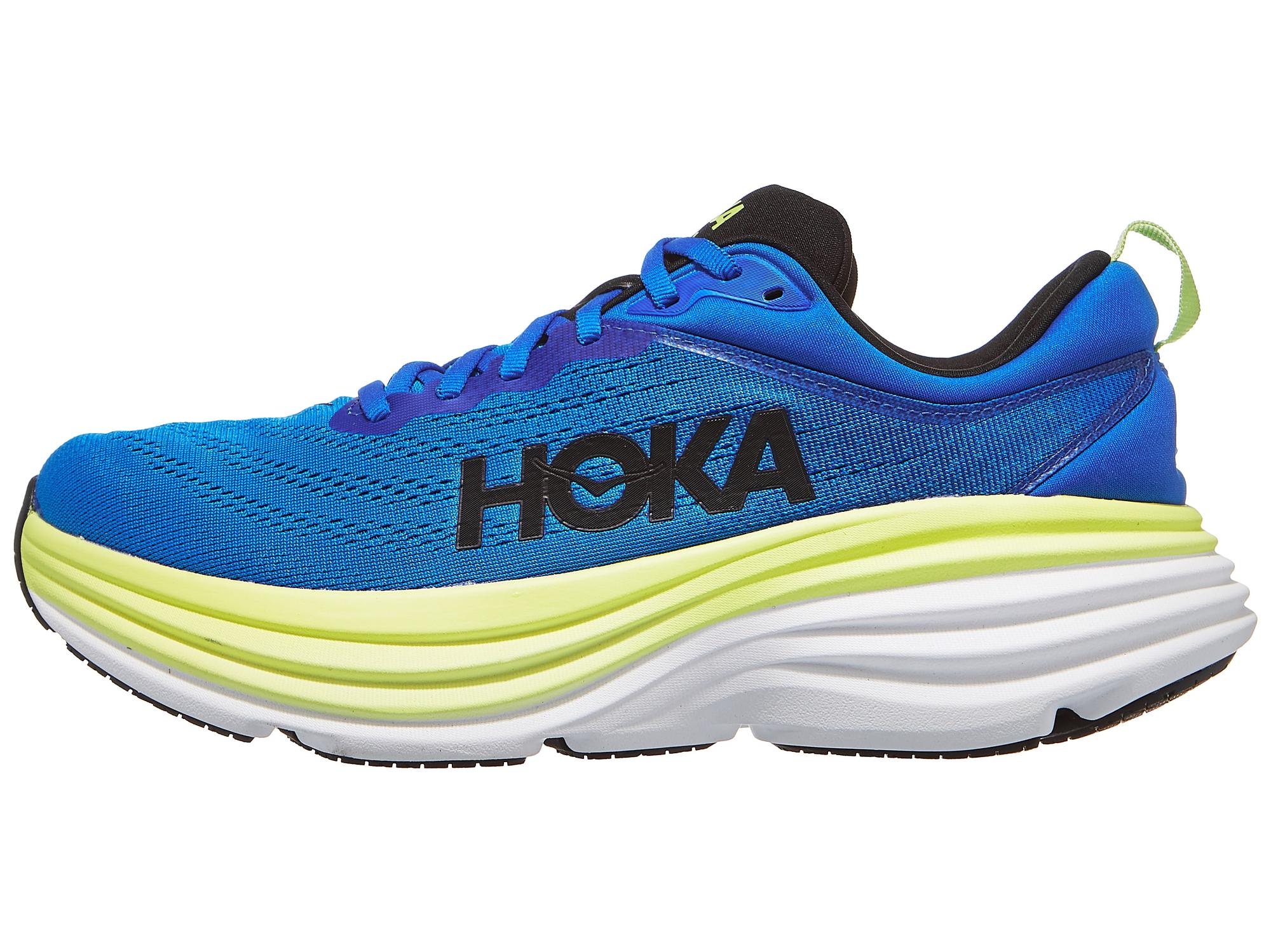 HOKA Bondi 8 Herren Laufschuh Cobalt/Lettuce