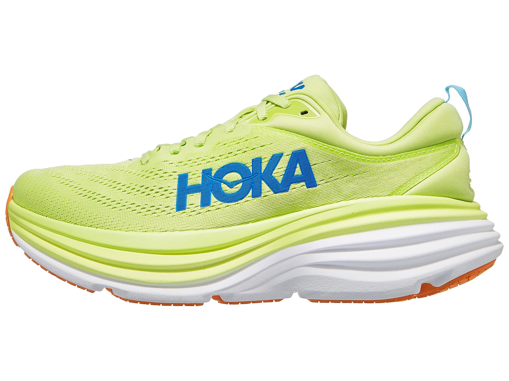 HOKA Bondi 8 Herren Laufschuh Lettuce/Solar Flare