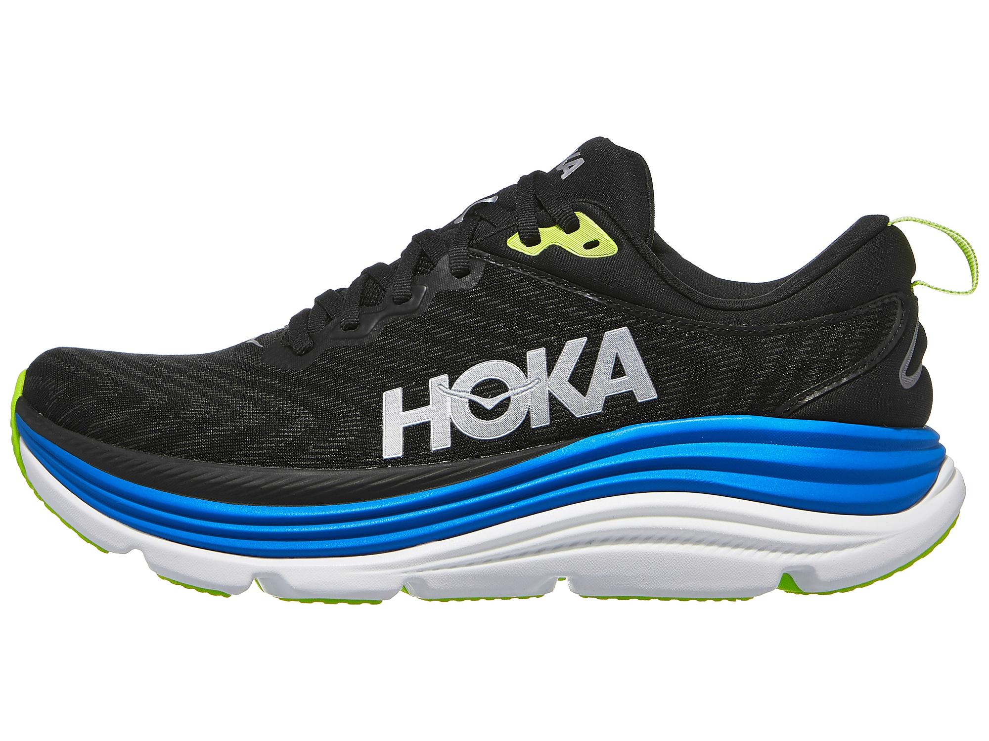 HOKA Gaviota 5 Herren Laufschuh Schwarz/Electric Cobalt