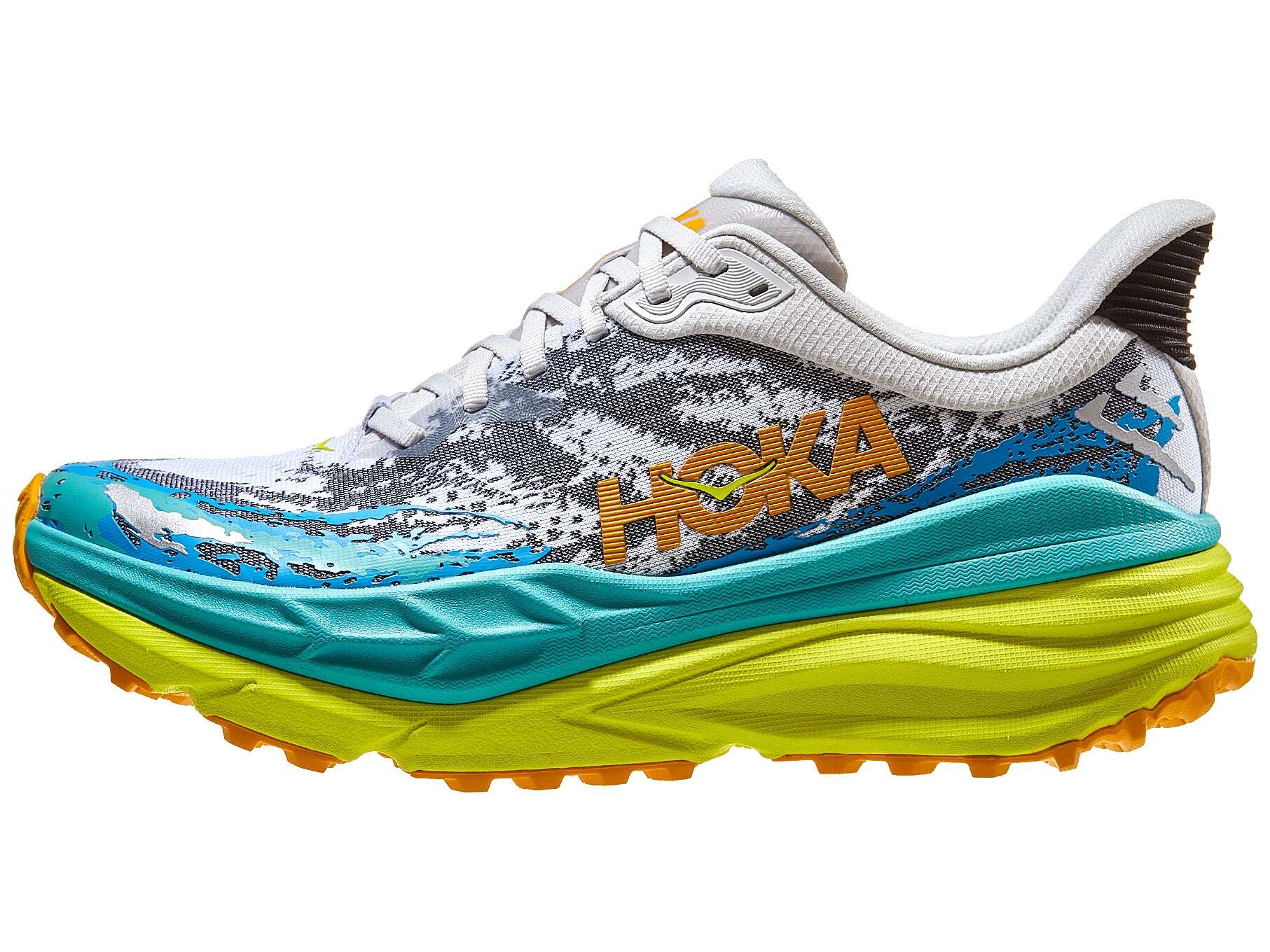 HOKA Stinson 7 Herren Laufschuh Weiß/Primrose