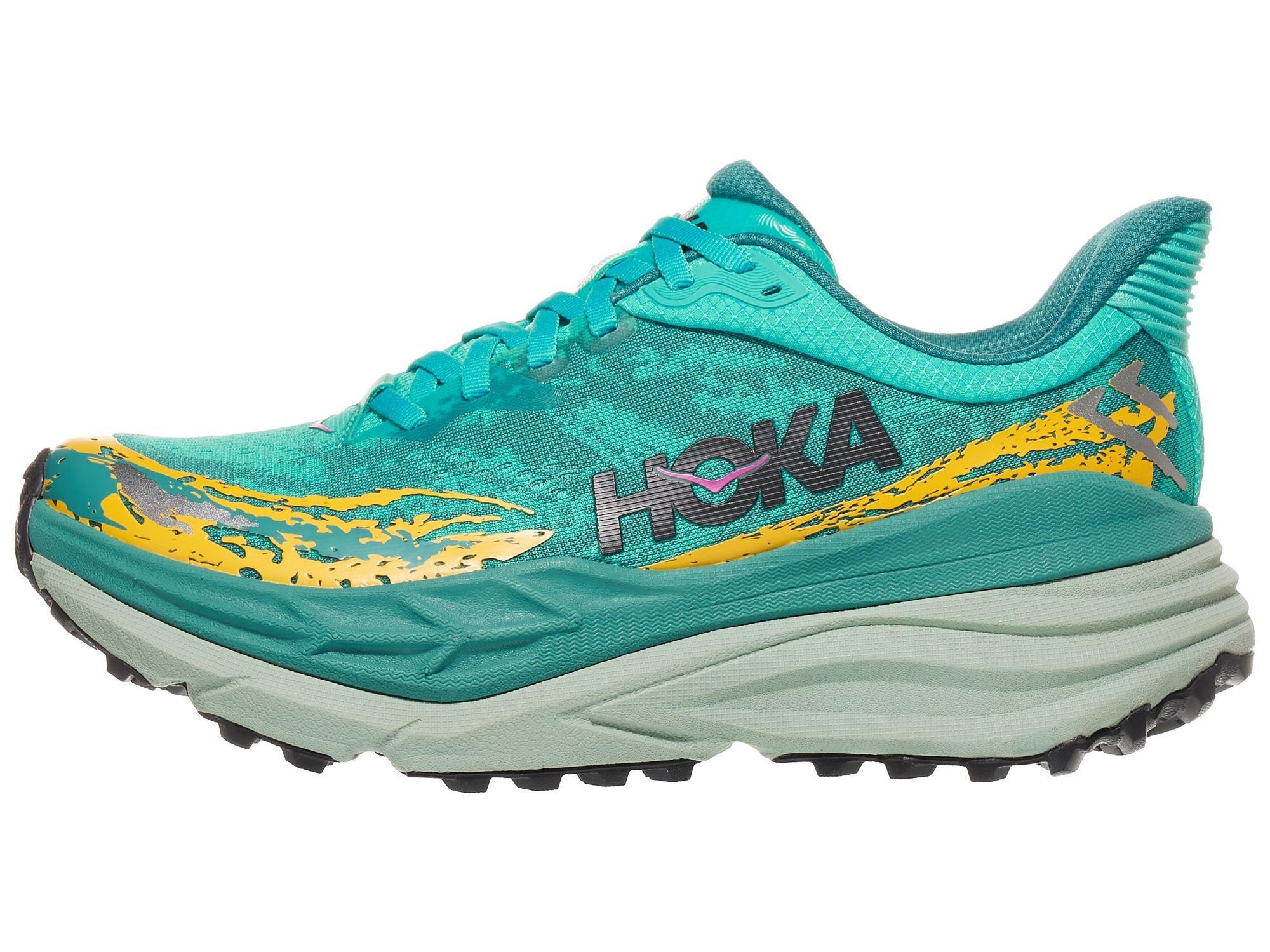 HOKA Stinson 7 Damen Laufschuh Electric Aqua/Oceanic