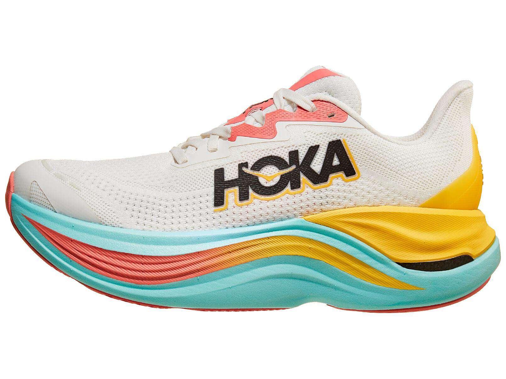 Chaussures Femme HOKA Skyward X Blanc de Blanc/Swim Day