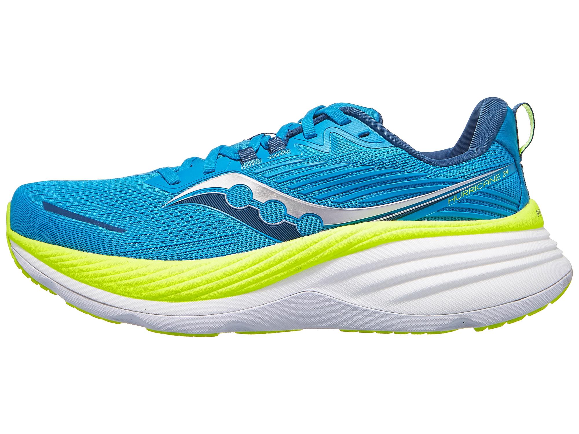 Chaussures Homme Saucony Hurricane 24 Viziblue/Citron