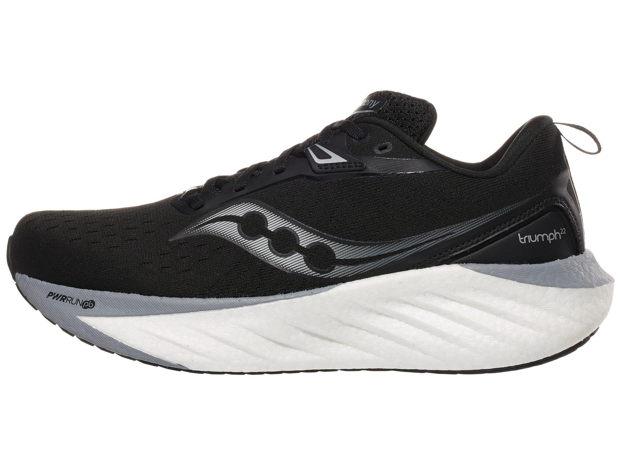 Saucony Triumph 22 Herren Laufschuh Schwarz/Weiß