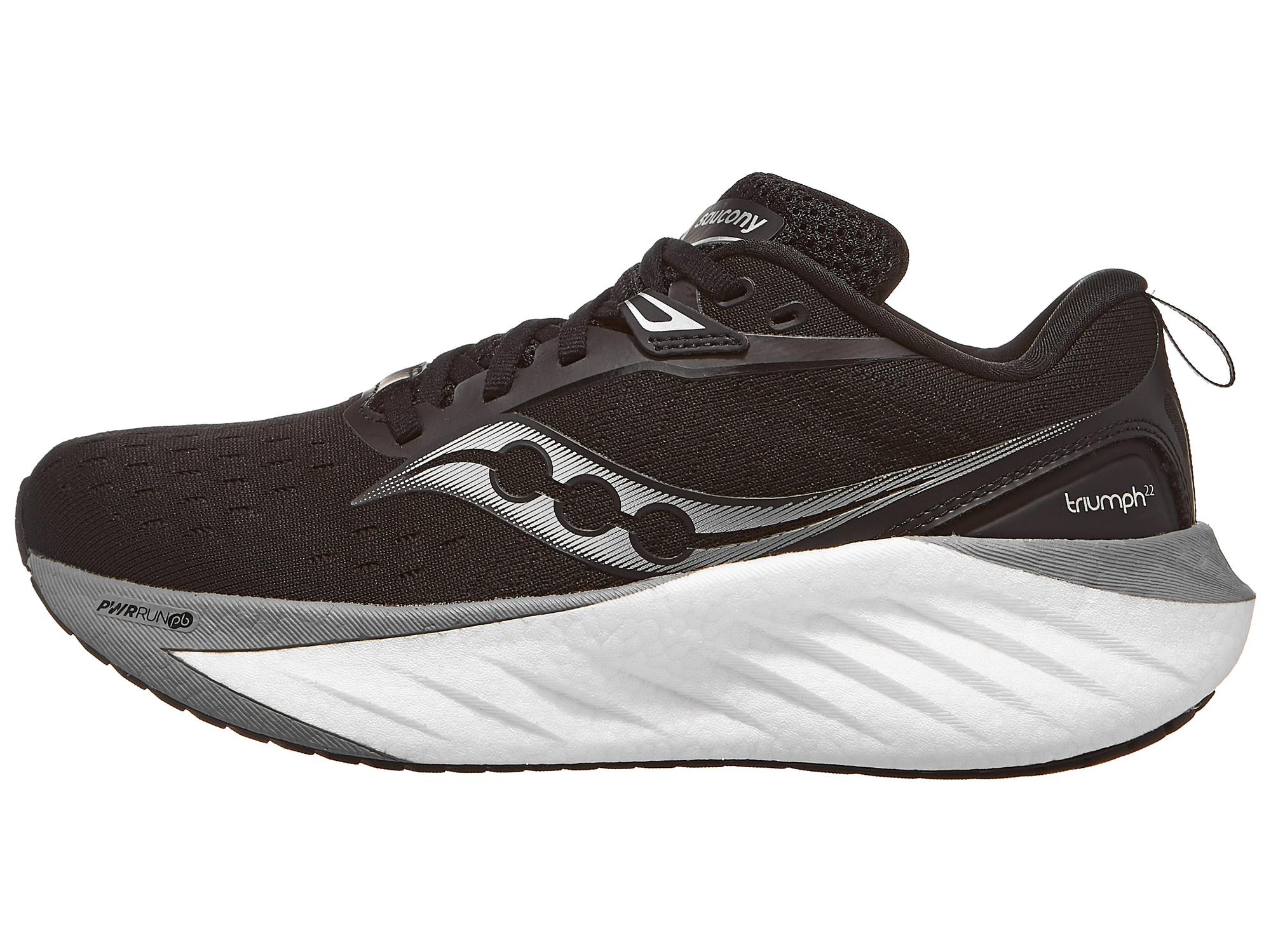 Saucony Triumph 22 Damen Laufschuh Schwarz/Weiß