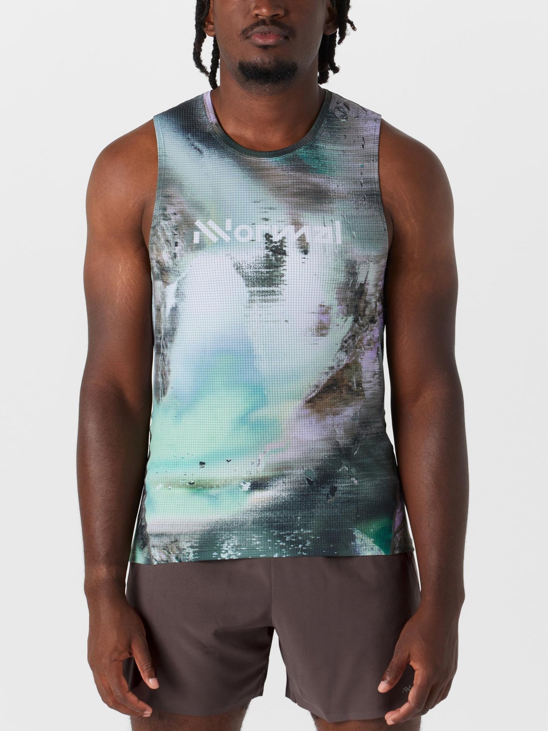 Nnormal Men's Race Tank Nature AI Print - Running Warehouse Europe