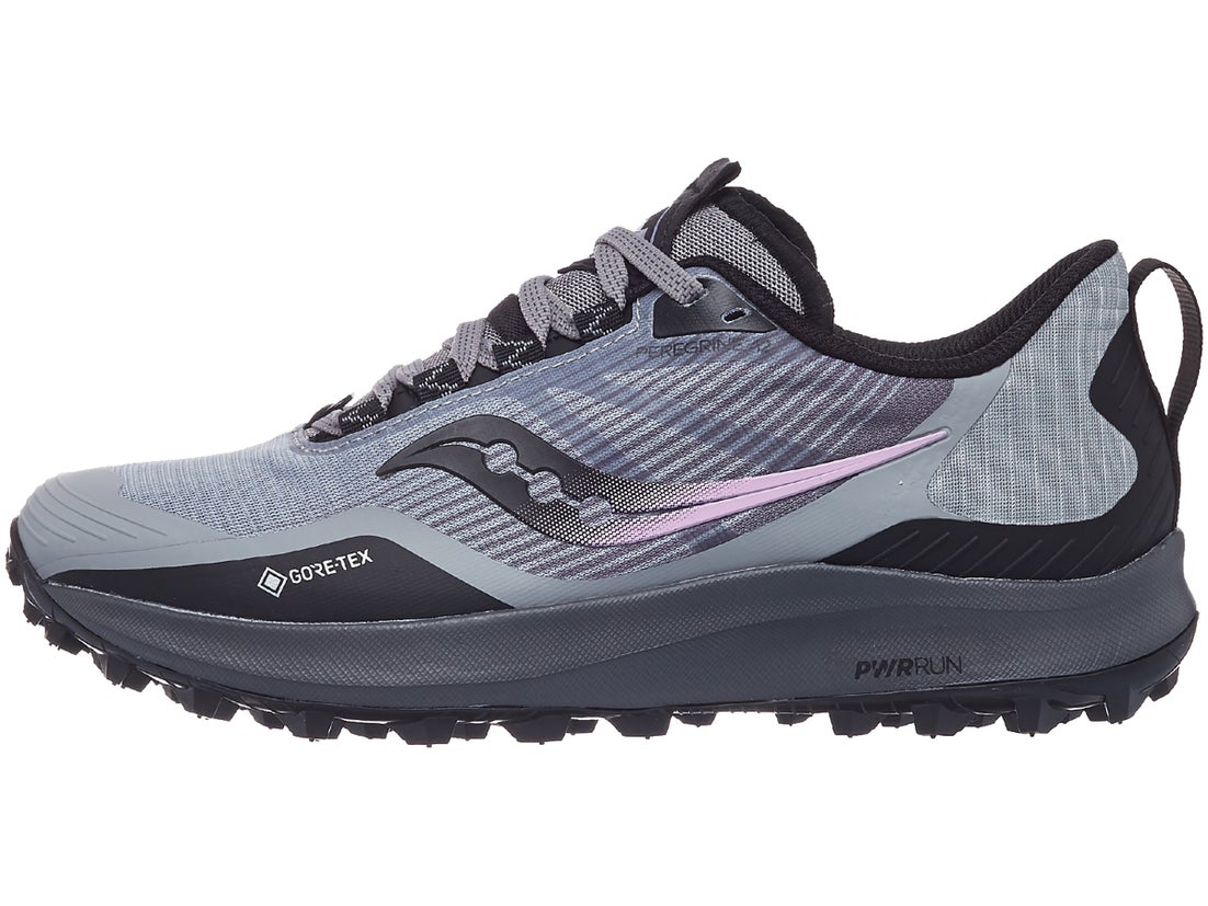 Saucony Peregrine 12 GTX Women's Shoes Alloy/Quartz Running Warehouse