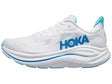 HOKA Clifton 10 Men's Shoes White/Skyward Blue
