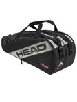 Borsa per racchette Head Elite Team L (9R) Nero/Arancione