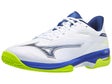 Zapatillas hombre Mizuno Wave Exceed Court White/Blue/Yel TIERRA BATIDA