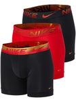 Nike Men's Essential Micro 3-Pack Boxer Brief - Bk/Rd
