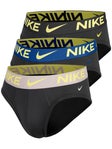 Nike Men's Essential Micro 3-Pack Brief - Grey
