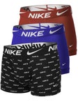 Nike Men's Essential Micro 3-Pack Trunk - Print