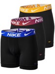 Nike Men's Essential Micro 3-Pack Trunk - Bk/Ye/Bl