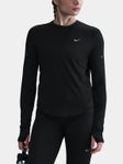 Nike Women's Dri-FIT UV LS  Running Top Black M