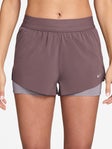 Nike Women DF MR 2in1 Run Shorts Brown M