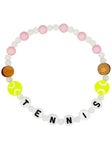 Bracelet Racquet Inc Tennis Beaded élastique