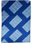 Serviette Racquet Inc Tennis Court - Bleue