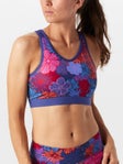 Reggiseno sportivo Rabbit Utilibra-Vo Blu Floral