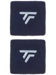Tecnifibre 2-Pack Singlewide Wristbands Navy