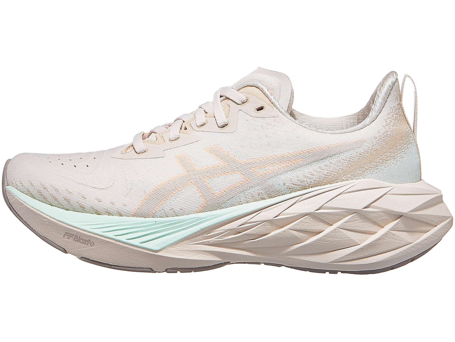 ASICS Novablast 4 Women's Shoes Oatmeal/Moonrock - Running Warehouse Europe