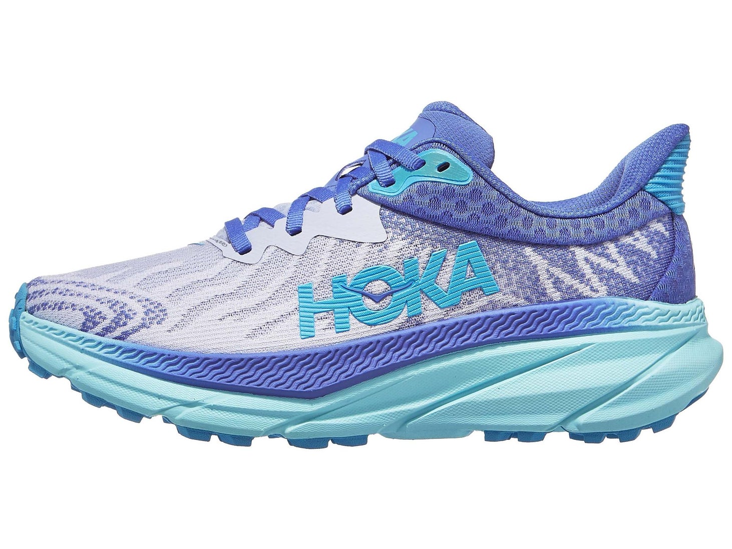 HOKA Challenger 7 Women's Shoes Ether/Cosmos - Running Warehouse Europe