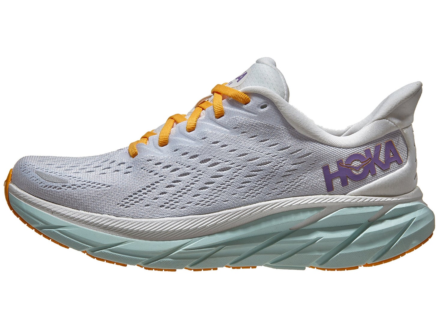 Chaussures Femme HOKA ONE ONE Clifton 8 Blanc de Blanc Running