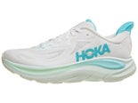 HOKA Clifton 10 Women's Shoes White/Cielo Blue