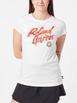 Camiseta manga corta mujer Roland Garros