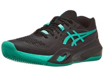 Scarpe Asics Gel Resolution X Bk/Aurora Green Uomo - TERRA BATTUTA