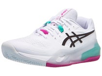 Scarpe Asics Gel Resolution X Bianco/Aurora Green Uomo - TERRA BATTUTA