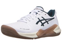 Chaussures Homme Asics Gel Challenger 14 White/Green - TERRE BATTUE
