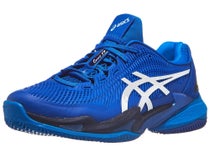Chaussures Homme Asics Court FF 3 Novak Bleu/Noir - TERRE BATTUE