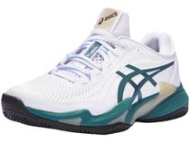 Chaussures Homme Asics Court FF 3 White/Foggy Teal - TERRE BATTUE