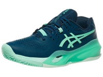 Chaussures Homme Asics Gel Resolution X Night Sky/Mint - TERRE BATTUE