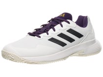 adidas GameCourt 2 AC White/Black/Plum Men's Shoes
