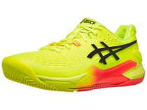 Asics Gel Resolution 9 Clay Safety Yellow/Bk Men Shoes
