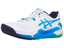 Asics Gel Resolution 9 Clay White/Aqua Men's Shoes