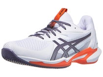Chaussures Homme Asics Solution Speed FF 3 White/Purple - TERRE BATTUE