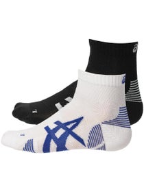 ASICS 2PPK Cushion Run Quarter Socks
